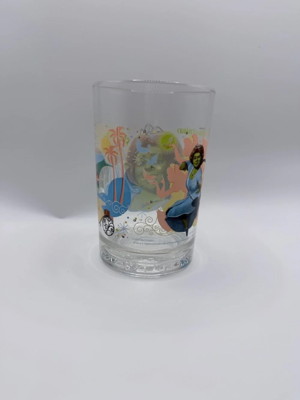 2007 McDonald's Shrek the Third Collector Glass - Princess Fiona DreamWorks